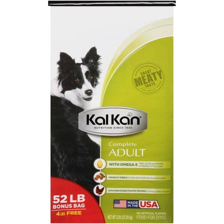 Kal Kan® Complete Adult Dog Food 52 lb. Bag (Best Protein Source For Dogs With Allergies)