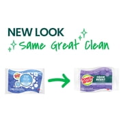 Scotch-Brite Odor Resist Scrub Sponges, Non-Scratch, Rinses Clean, 3 Pack
