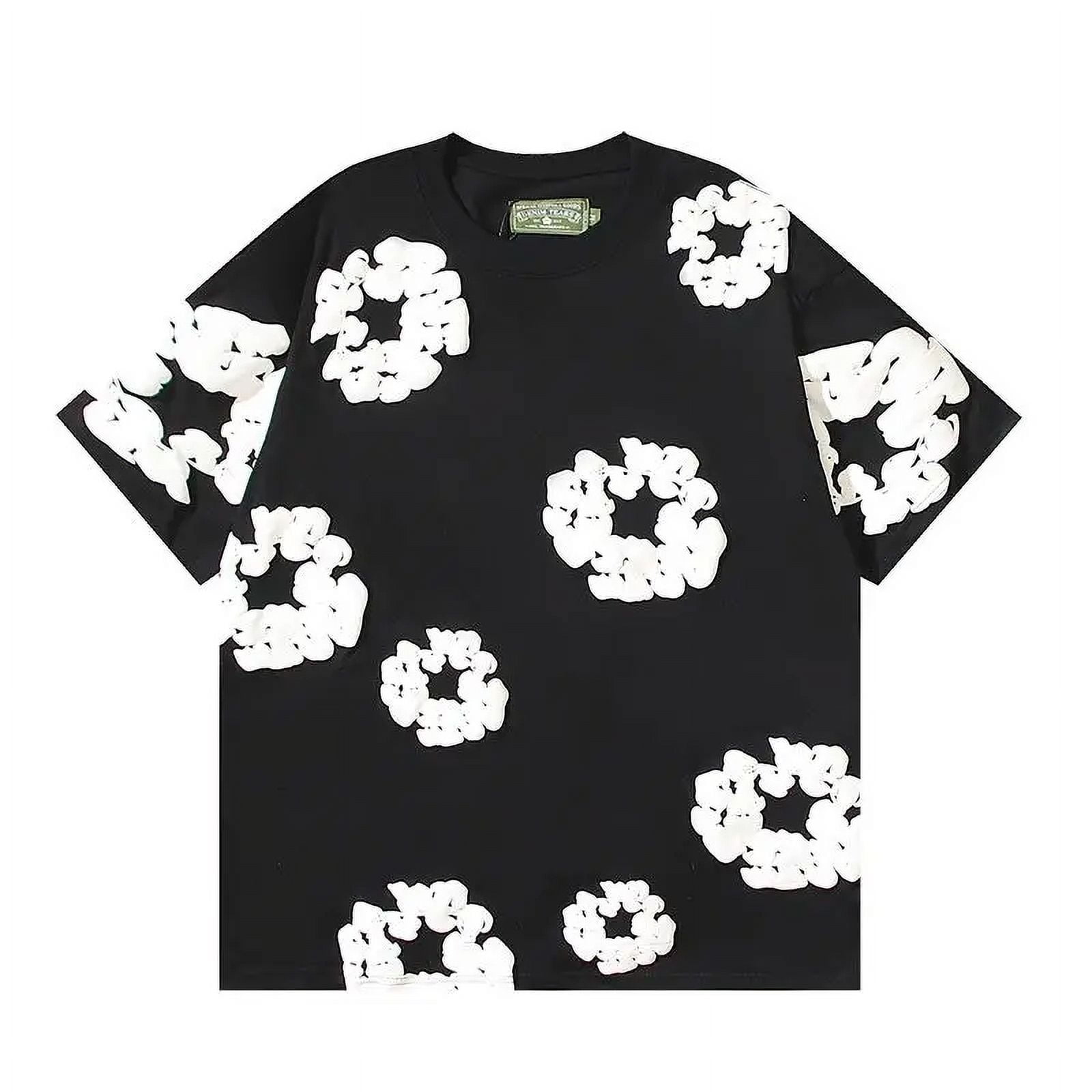 DENIM TEARS New Fashion Men's Women's Same Kapok Foam Printing