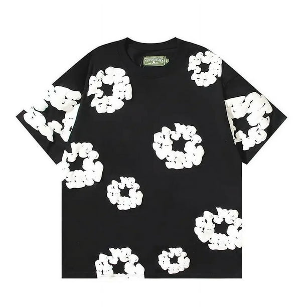 DENIM TEARS New Fashion Men's Women's Same Kapok Foam Printing
