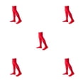 thumbnail image 2 of yingyy 1 Paire de Chaussettes Hautes 52 cm Élasticité Style Preppy Chaussettes Hautes Cosplay Rouge 5Ensemble, 2 of 6
