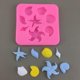 thumbnail image 2 of Moldes de silicona DIY con forma de concha marina de estrellas de mar, molde de galletas de chocolate Feliz Sencillez, 2 of 5