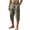 Army Green, variant on HOMADLES Men's Capri Cargo Pants Loose Fit Elastic Waist Breathable Workout Pants Outdoor Hiking Running Pants Army Green Size L