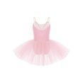 thumbnail image 5 of Doomiva Kids Girls Camisole Ballet Leotard Tutu Skirt Swan Lake Fancy Princess Dance Dress Ballerina Outfit Pink 6, 5 of 6