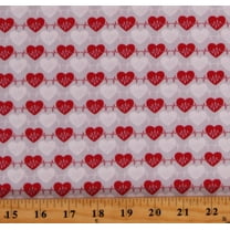 Cotton Hearts Medical Equipment Stethoscope Nurses Big Hugs Cotton Fabric Print by the Yard (9329-90)