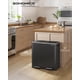 thumbnail image 2 of Bote de basura SONGMICS ULTB730B80, 2 x 40 L con 15 bolsas de basura, color negro, 2 of 7