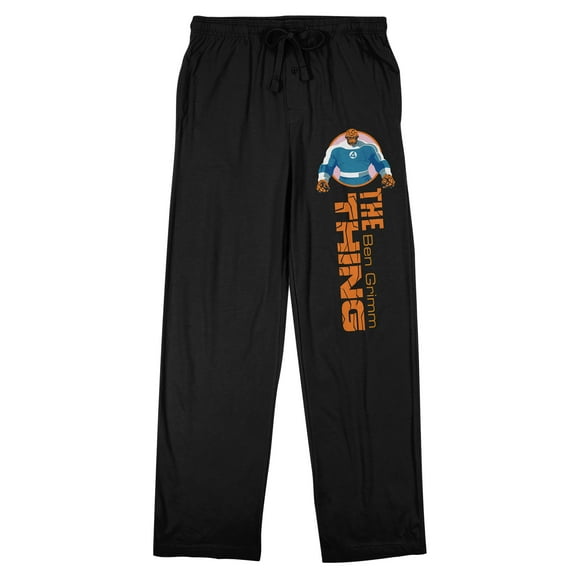 The Fantastic Four: First Steps The Thing Ben Grimm Women's Black Sleep Pajama Pants-Medium