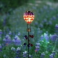 thumbnail image 2 of Alpine Corporation Solar Patriotic Hot Air Balloon Spinning Garden Stake w/ LED, 2 of 3
