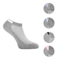 thumbnail image 2 of Tin Corto Fruit Of The Loom para Mujer, Jaspe Sin Felpa Unitalla Paquete con 7 Pares, 2 of 4