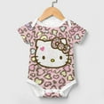 thumbnail image 3 of Hello Kitty Baby Bodysuit Boy Girl Clothes Soft Newborn Infant Outfit Short Sleeve Romper, 3 of 8