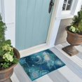 thumbnail image 1 of Liora Manne Esencia Jelly Fish Indoor Outdoor Mat Bloom, 1 of 5