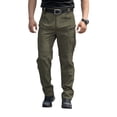 thumbnail image 2 of IAJDKMEK Men's Cargo Pants for Hiking - Tactical Work Pants for Men, Multi-Pocket Ripstop Waterproof Breathable Trousers for Fishing Camping,Army Green L, 2 of 9