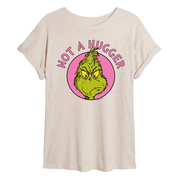 The Grinch - Not A Hugger Grinch - Juniors Ideal Flowy Muscle T-Shirt