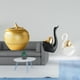 thumbnail image 2 of Escultura moderna de resina con forma de fruta y cisne, adorno artístico para mesa, estantería, comedor, dormitorio, oficina, entrada., 2 of 8