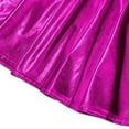 thumbnail image 6 of Elainilye Fashion Womens Skirts Metallic Skirt Nightclub Skirt Performance Pleated Metal Folding Mini Skirt,Pink, 6 of 7