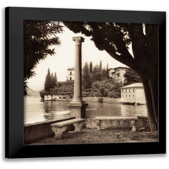 Blaustein, Alan 12x12 Black Modern Framed Museum Art Print Titled - Villa Contarini Lecco