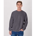 thumbnail image 2 of Hanes Ultimate Men's Heavyweight Fleece Crewneck Sweatshirt Charcoal Heather 3XL, 2 of 8