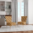 thumbnail image 3 of Designart "Retro Ornamental Design V" Upholstered Mid-Century Accent Chair - Arm Chair, 3 of 5