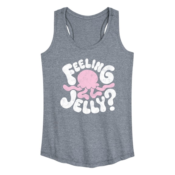 Instant Message - Feeling Jelly Jellyfish - Women's Racerback Tank Top