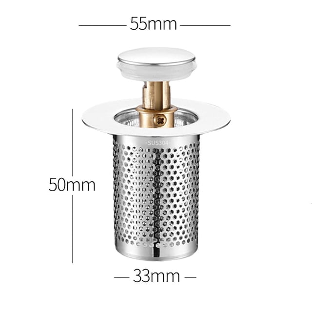 Filtro de drenaje emergente Bounce Core Stopper Hair Catcher para cocina y baño