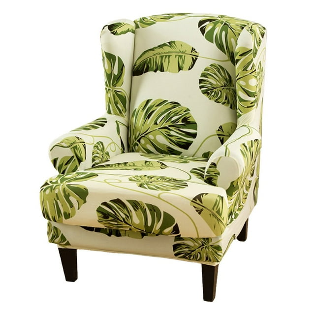 CHUANK Chair Covers Slipcovers Stretch Wing Chair Covers Slipcovers Wingback Sofa Covers Armchair Covers Furniture Protector For Wingback Chair