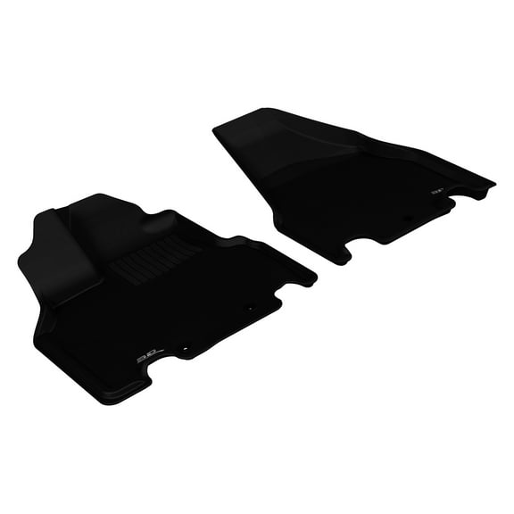 3D MAXpider Custom Fit Kagu Floor Mat (Black) for 2011-2017 Honda Odyssey EX - 1ST Row