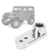 thumbnail image 5 of Pieza de actualización del brazo de dirección servo de Metal 25T para coche modelo HSP 1/10 RCPlata, 5 of 8