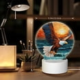 thumbnail image 6 of Naloa Textured Bald Eagle Acrylic LED Night Light Custom LED Lights Personalized Nightlight Customized Gifts for Family Couples Friends, 6 of 9
