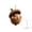 #0966-C, variant on Cheapark 2D Sleeping Acorn Christmas Hanging Ornament Flat Design Cute Tree Pendant for Xmas Tree Holiday Home Decor Gift