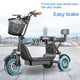 thumbnail image 4 of Triciclo eléctrico Yjq, pequeño mini scooter plegable, para adultos, niños, vehículo con batería, 4 of 5