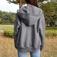 thumbnail image 4 of Women Zip Up Hoodie Long Sleeve Lightweight Sweatshirt Fall 2025 Loose Fit Y2K Casual Workout Jacket with Pockets, 4 of 6