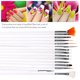 thumbnail image 3 of Nail Art Tool Kit Nail Art Painting Pen Cepillo de uñas Bolígrafos de doble punta Brillo Rhinestones Irfora Multicolor, 3 of 6