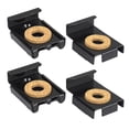 thumbnail image 4 of GUOOL 4 Pieces Mirror Clips Fix Clips Mirror Mounting Clips Set Mirror Hanger Clips black, 4 of 9