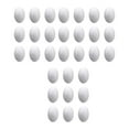 thumbnail image 2 of Tachiuwa Foam Eggs Easter Eggs Blank Solid Balls White Unpainted Polystyrene Eggs Faux Eggs for Halloween Ornaments Holiday Decorating 30pcs 5cm, 2 of 10