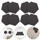 thumbnail image 3 of 12 Pcs Wall Board Hexagon Felt Tile Board Delicate Wall Memo Board Photo Board, 3 of 3