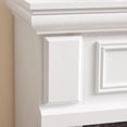 thumbnail image 6 of 46" Electric Fireplace with Mantel, Freestanding TV Stand with 23" Fireplace Insert, 1400W Electric Fireplace Heater with Remote Control, Adjustable Flame, Living Room/Apartment (42" W - White), 6 of 18