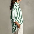 thumbnail image 5 of Tbopshirt Womens Blouses Tops for Women Casual Striped Button Down Loose-fitting LongSleeved Button-up Blouse Shirt, 5 of 6
