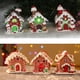 thumbnail image 4 of Casas de pueblo con escenas navideñas, edificios navideños iluminados con LED, pequeña casa que brilla en Navidad, 4 of 4