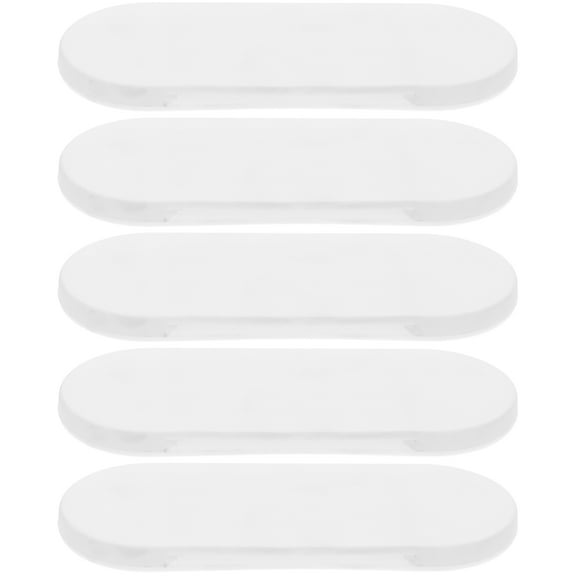 WORGEOUS 5 PCS Desktop Power Bar Outlet Splitter 10*4cm White