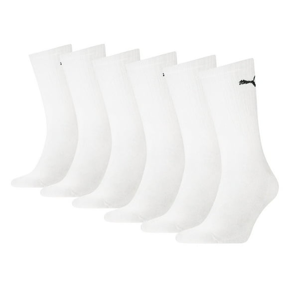 Puma Unisex Socks Cotton White 2.5-5 Uk