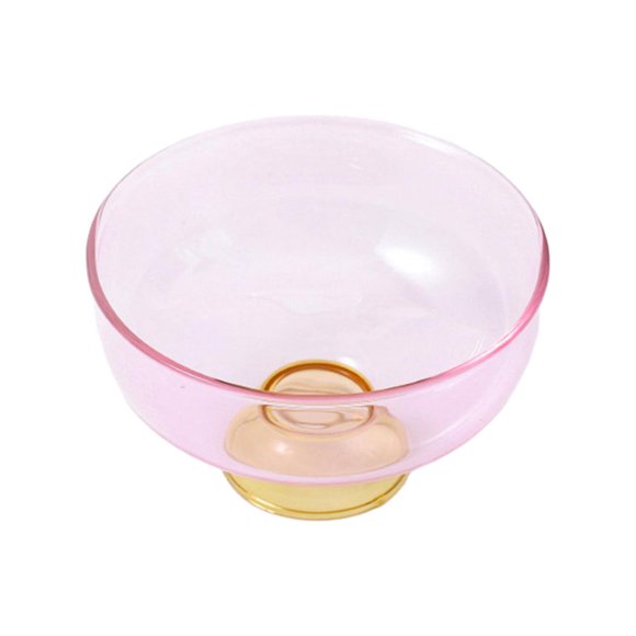 CNKOO Fruit Bowl Footed Trifle Bowl Serving Bowl Ice Cream Bowl Glass Dessert Bowl Coffe