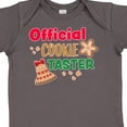 thumbnail image 4 of Inktastic Christmas Official Cookie Taster with Bell and Star Cookie Boys or Girls Baby Bodysuit, 4 of 5