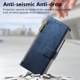 thumbnail image 2 of ELEHOLD for Samsung Galaxy Z Fold 7 Case, Detachable Magnetic Premium Flip Soft PU Leather Credit Card Slots RFID Blocking Kickstand Shockproof Protective Case for Samsung Galaxy Z Fold 7,Blue, 2 of 9