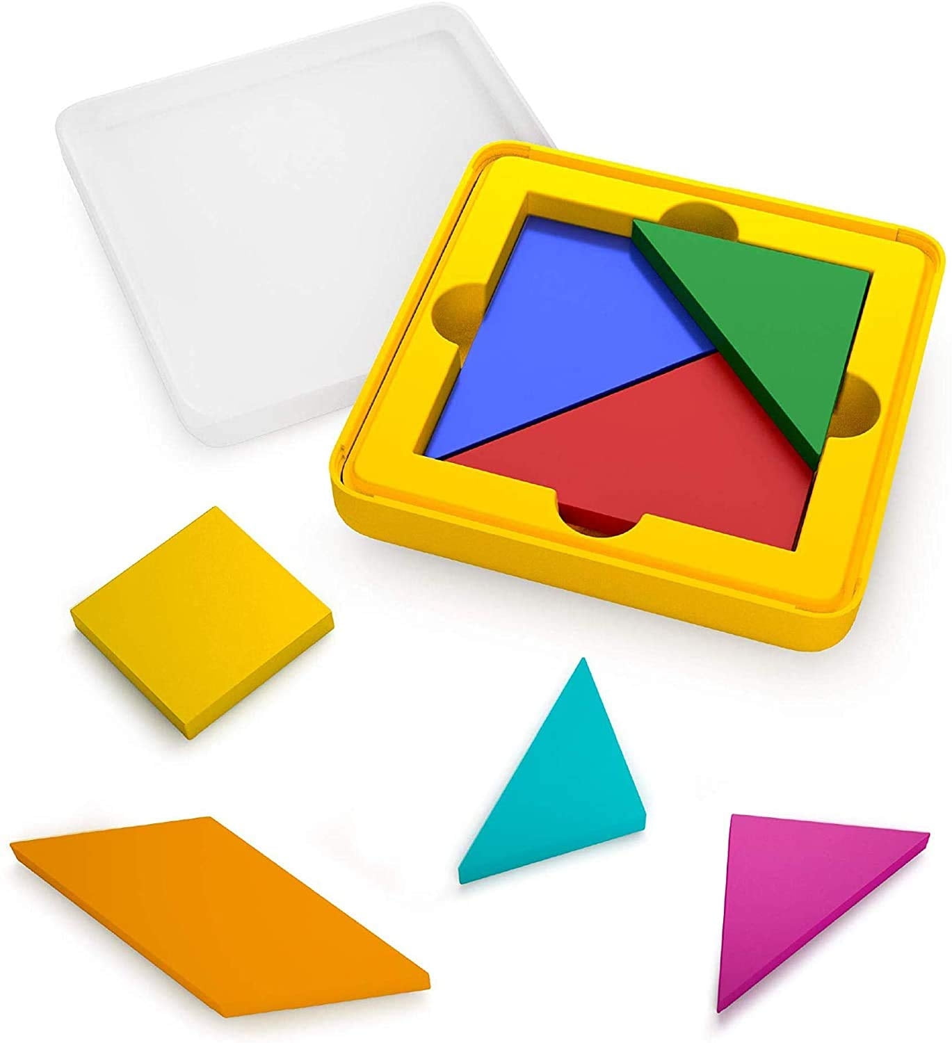 Osmo Genius Tangram – Jeu Éducatif 6-10 Ans – 500+ Puzzles De Réflexion Visuelle – Pour IPad Ou Fire Tablet (Base Osmo Non Incluse)