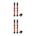 thumbnail image 1 of Advancent Wheel Valves Kit with Rubber Base Bike Cycling Pump Accessories Core Tubeless Stem Vacuum Tool Repair Parts Nozzle for Using naranja amarillo 78 mm 2piezas Advancent CBP126649, 1 of 5