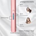thumbnail image 5 of Wireless Hair Straightener And Curler 2 In 1, 2600 Ma Cordless Hair Straightener, Mini Travel Straightener With 3 Temperatures For Women Gift, 5 of 5