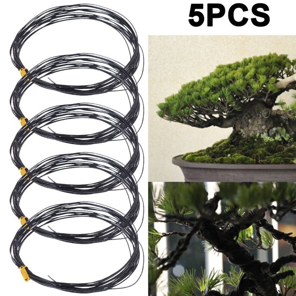 Alambre de Aluminio Bsvklp para Modelado de Plantas Bonsái Huerto Y Jardín 5 Uds 0mm