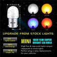 thumbnail image 3 of Alla Lighting Super Bright 1156 Miniature LED Lights Bulbs 67 89 1003 5007 5008 BA15S Replacement for RV Camper Marine Boat Interior Room Dome Map Outdoor Malibu Landscape Lamps (Amber Yellow), 3 of 7