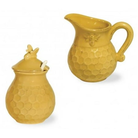 

Boston International JC16113 Honeycomb Cream & Sugar