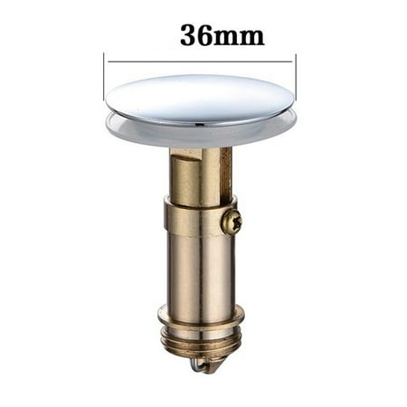 

Grandest Birch Brass Wash Basin Bathtub Drain Stopper Strainer Sink Filter Bounce Lid Plug Brass Easy to Pop up Standard Accessori